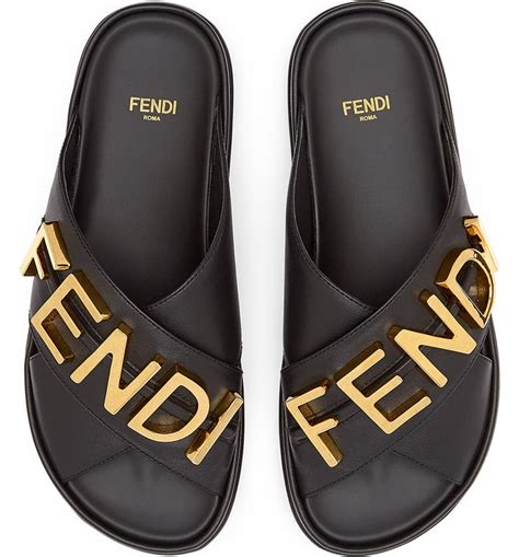 fendi eye slides|fendi slippers for ladies.